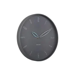 Karlsson - Wandklok Petals - Donkergrijs- Ø40cm