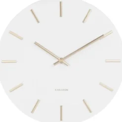 Karlsson wandklok Charm steel