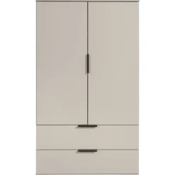 Kast Lucca 2-deurs - greige - 140x81x40 cm