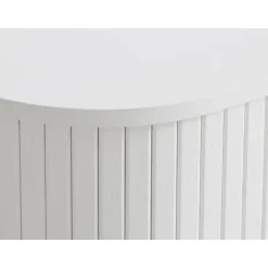 Kast Metaal Eikenhout Wit - 100x40x118cm - Nola