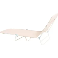 KASTORIA - Ligstoel - Beige - Mesh