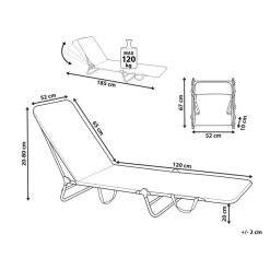 KASTORIA - Ligstoel - Fuchsia - Mesh