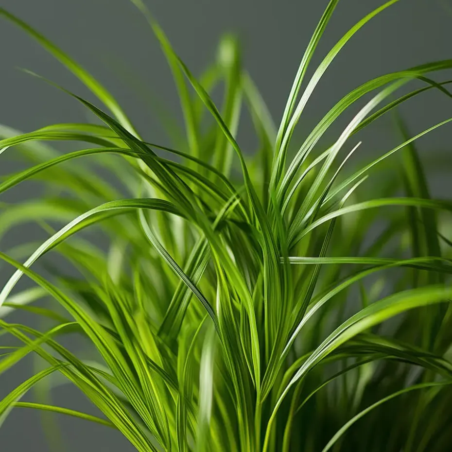 Kattengras - Set van 4 - Cyperus zumula - Hoogte 30-40cm - ⌀12cm