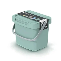 Keden GFT aanrecht afvalbak - mintgroen - 3L - 19 x 17 x 15 cm