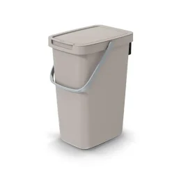 Keden keuken afvalbak - beige - 25L - 26 x 29 x 48 cm