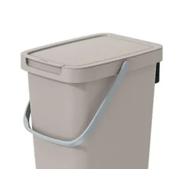 Keden keuken afvalbak - beige - 25L - 26 x 29 x 48 cm