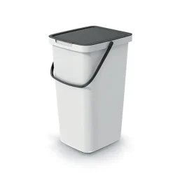 Keden keuken afvalbak - creme wit - 25L - 26 x 29 x 48 cm