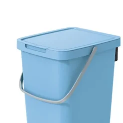 Keden keuken afvalbak - lichtblauw - 25L - 26 x 29 x 48 cm