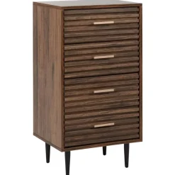 KEITH - Ladekast - Donkerhout - MDF