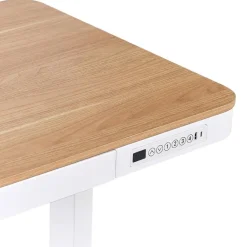 KENLY - Verstelbaar bureau - Wit - 120 cm - Vezelplaat