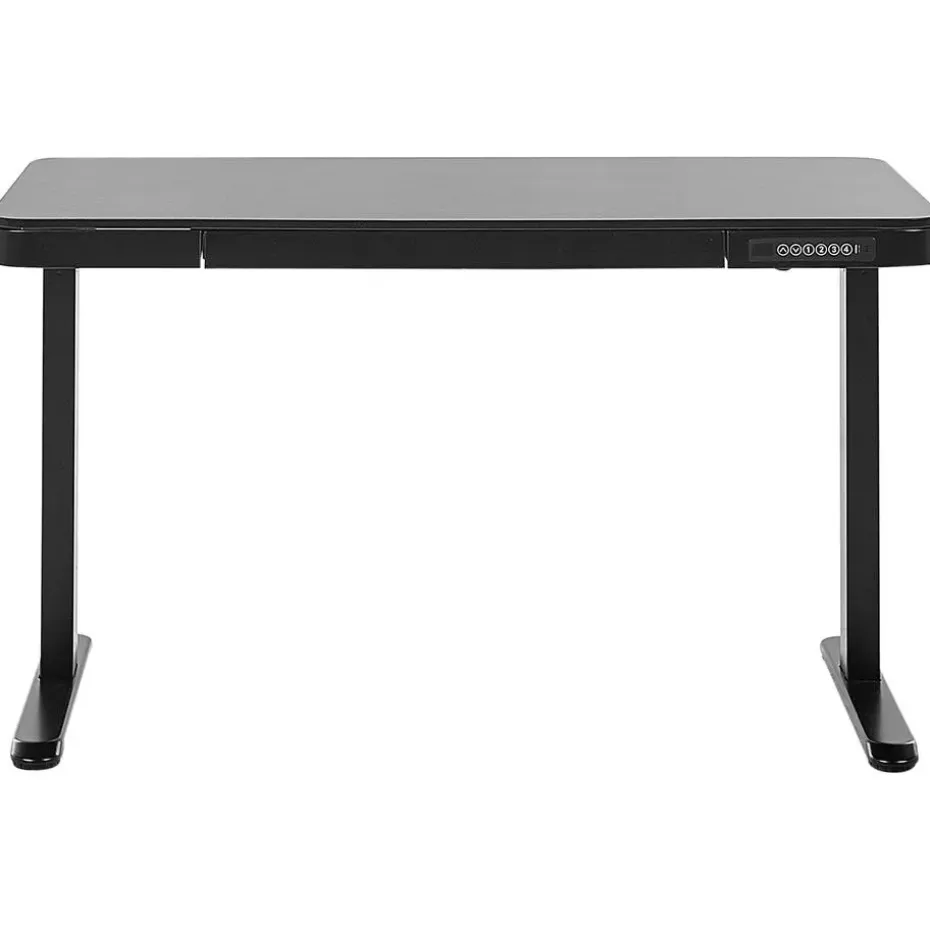 KENLY - Verstelbaar bureau - Zwart - 120 cm - Vezelplaat