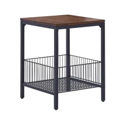 KENNER - Bijzettafel - Zwart - Vezelplaat