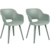Keter Akola Tuinstoelen - 2 stuks -56.5x55x80cm - Vintage Green