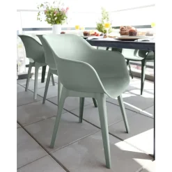 Keter Akola Tuinstoelen - 2 stuks -56.5x55x80cm - Vintage Green