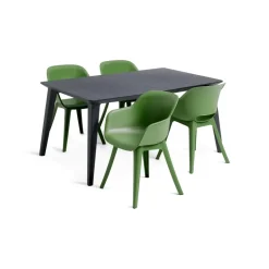 Keter Akola Tuinstoelen - 2 stuks -56.5x55x80cm - Olijf Groen