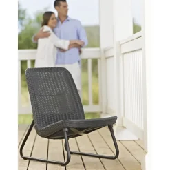 Keter bistroset Rio - donkergrijs