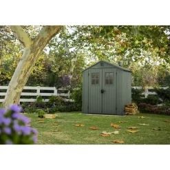 Keter Darwin 64 Tuinhuis - dubbele deuren + ramen - 190x122x221 - Groen