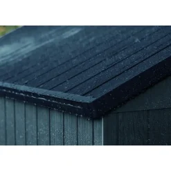 Keter Darwin 64 Tuinhuis - dubbele deuren + ramen - 190x122x221 cm - Grijs