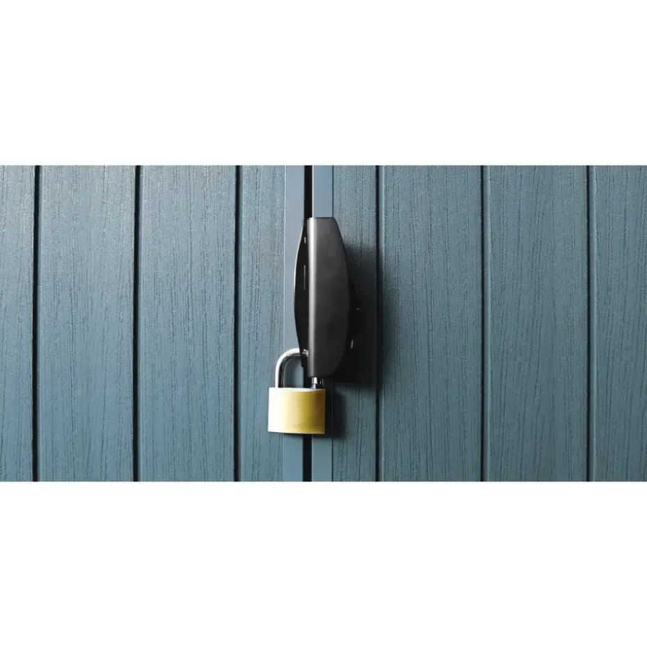 Keter Darwin 64 Tuinhuis - dubbele deuren + ramen - 190x122x221 cm - Grijs