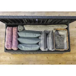 Keter Darwin Opbergbox - 570L - 142.5x65.5x78.2cm - Grijs