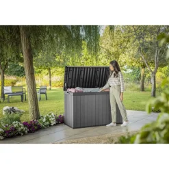 Keter Darwin Opbergbox - 670L - 142.5x65.5x89.52cm - Grijs