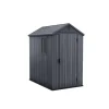 Keter Darwin 4x6 Tuinhuis - 125,8x184,5x205cm – Grijze Houtlook