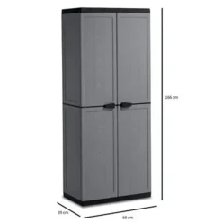 Keter Jolly Opbergkast hoog - 3 planken