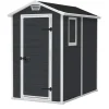 Keter Manor 46 Tuinhuis - 130x192x198 cm - Antraciet