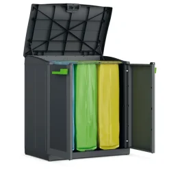 Keter Moby Recycling Kliko - Vuilbakken buiten - 3x110L