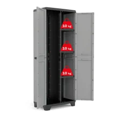 Keter Stilo Opbergkast hoog - Utility - 3 planken