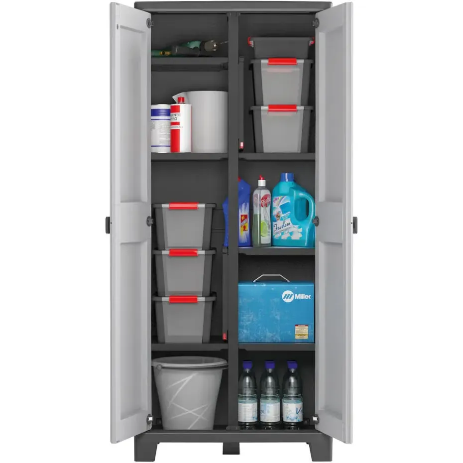 Keter Titan Opbergkast hoog - Multispace - tuinkast - 8 planken