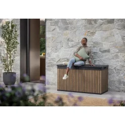 Keter Venetian Opbergbox - 570L - 142.5x65.3x78.2cm - Bruin