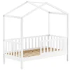 Kinderbed Dallas - 70x140 cm - Wit/massief grenen