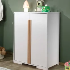 Kinderkledingkast London 98x56x116cm - wit