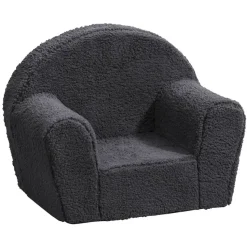 Kinderstoel Louise - teddy - antraciet