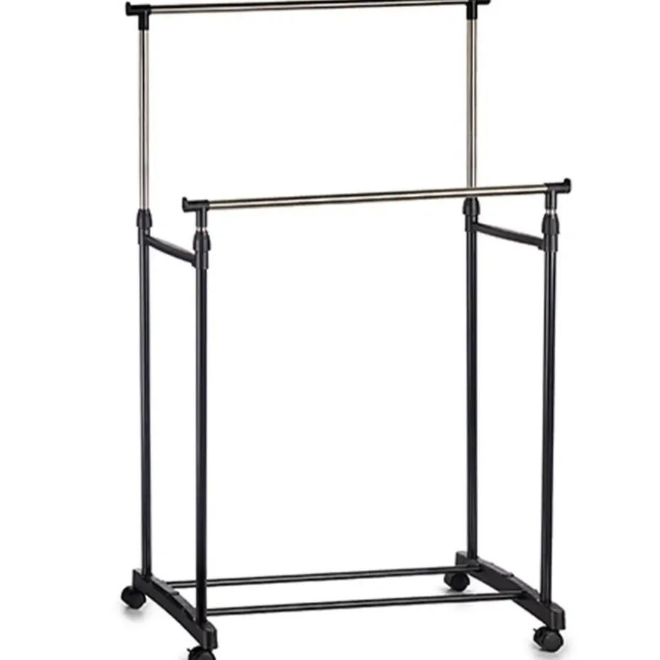 Kipit Kledingrek - mobiel - dubbele stang - 80 cm