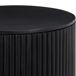 KIRKWOOD - Salontafel - Zwart - Mangohout