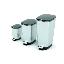 KIS Chic Bin Pedaalemmer - 43L - Metallic