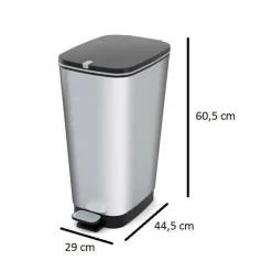 KIS Chic Bin Pedaalemmer - 43L - Metallic
