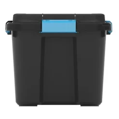 KIS Scuba box M - 45L - zwart/blauwe clips