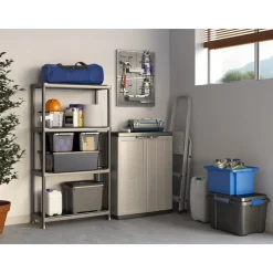 KIS Scuba box M - 45L - zwart/blauwe clips