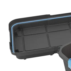 KIS Scuba Opbergbox L - 80L - zwart/blauwe clips