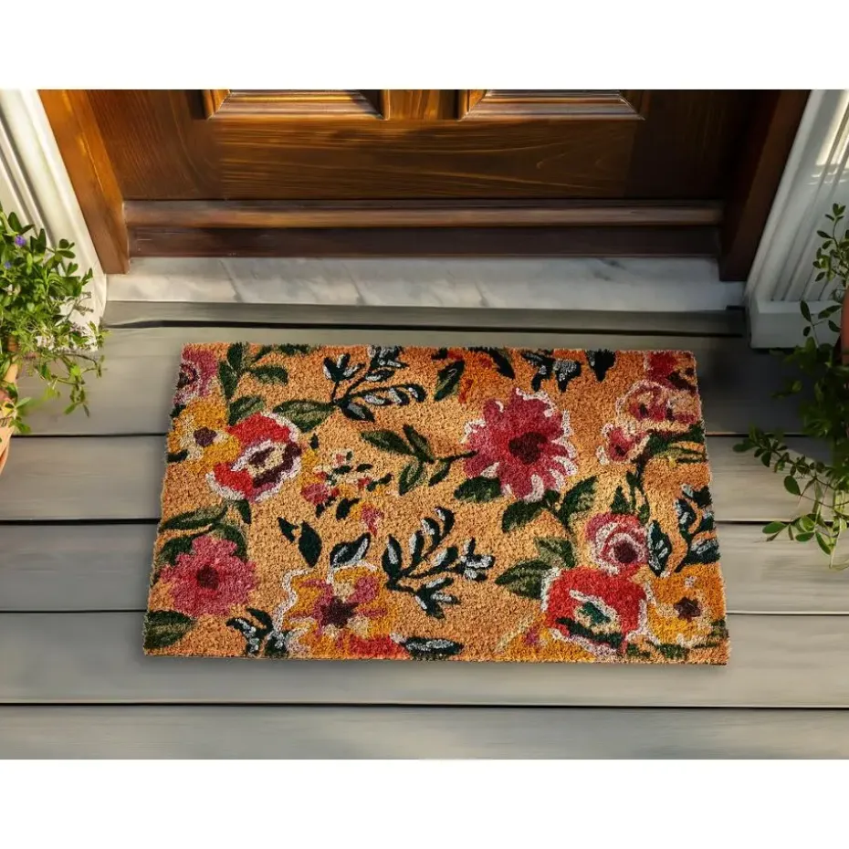 KITA - Deurmat - Meerkleurig - 40 x 60 cm - Kokos