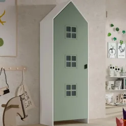 Kledingkast Casami Bruges - 58x37x172 cm - Groen