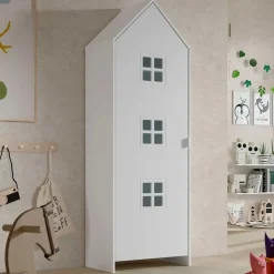 Kledingkast Casami Bruges - 58x37x172 cm - Wit