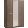 Kledingkast Colorado - grijs eiken - 139x197x52 cm