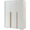 Kledingkast London 146cm met 3 deuren - wit