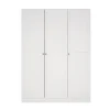 Kledingkast Lynn 3-deurs - wit - 200x147x62 cm