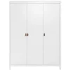 Kledingkast Madeira 3-deurs - wit - 199x150x58 cm