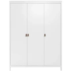 Kledingkast Madeira 3-deurs - wit - 199x150x58 cm